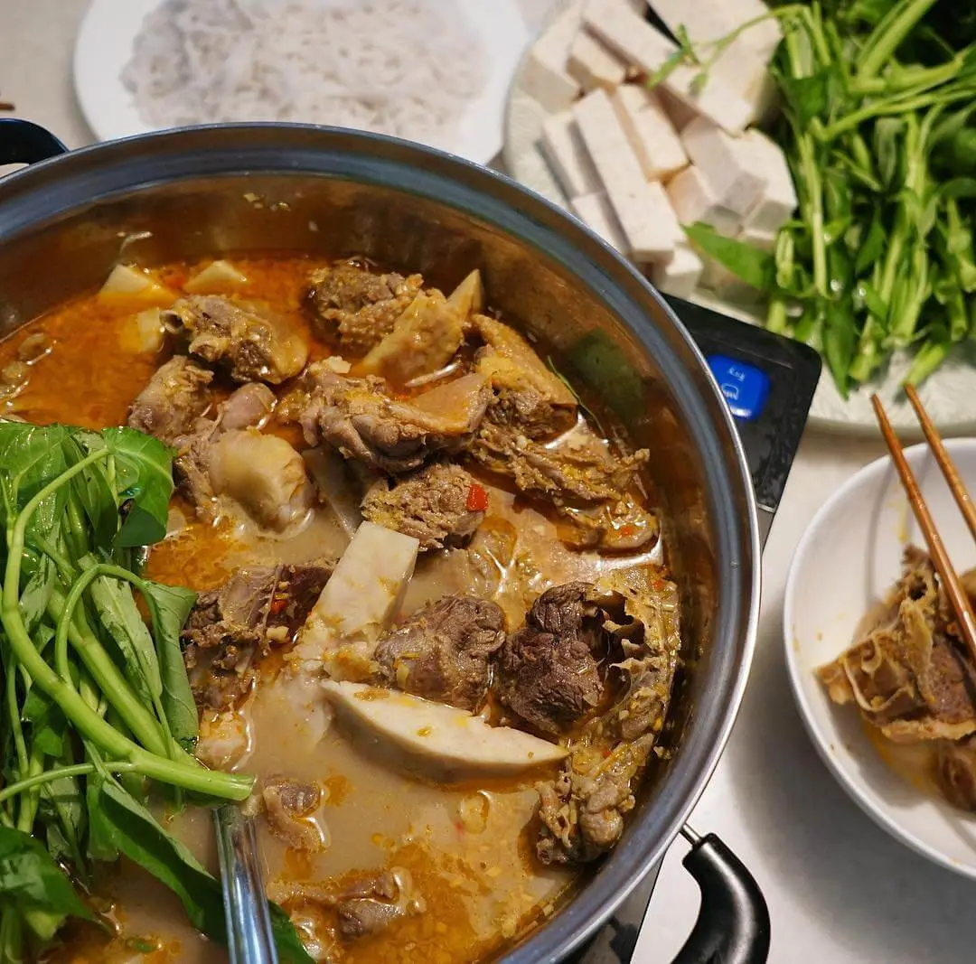 Thưởng thức Lẩu vịt nấu chao Cần Thơ ngon qu&ecirc;n lối về 6