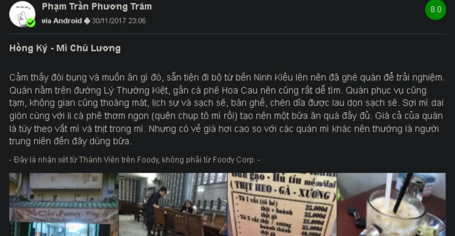 Thưởng thức m&igrave; Ch&uacute; Lường Cần Thơ truyền thống hơn 50 năm 5