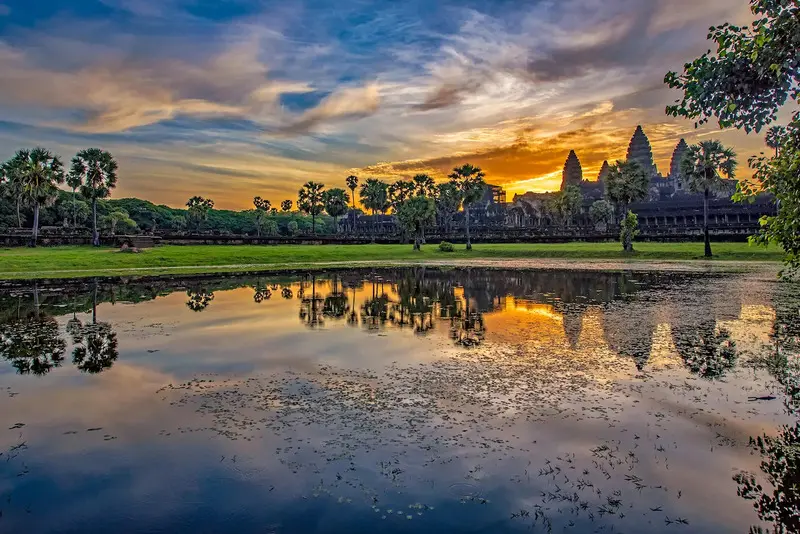 Đến Siem Reap đ&oacute;n b&igrave;nh minh &ecirc;m đềm giữa Campuchia 4