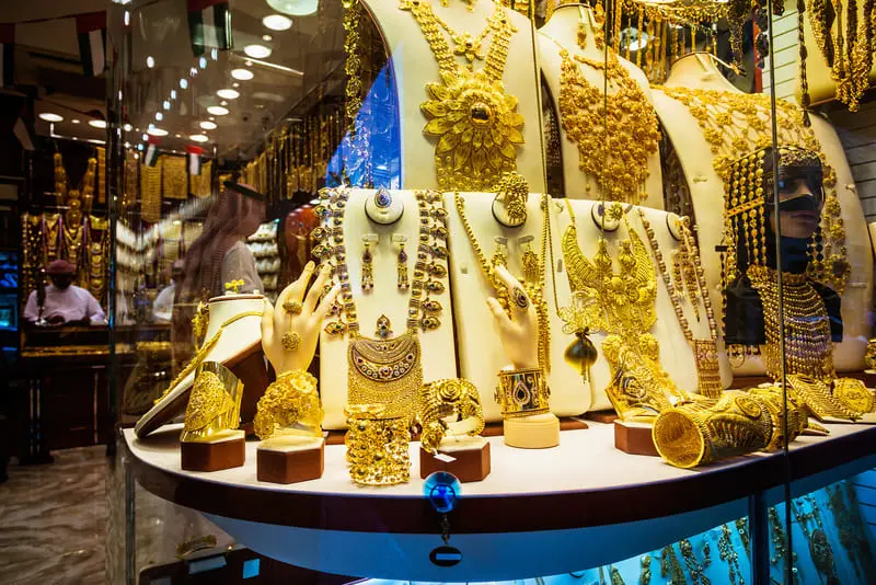Lấp l&aacute;nh &aacute;nh kim nơi Chợ V&agrave;ng Dubai xa xỉ 5