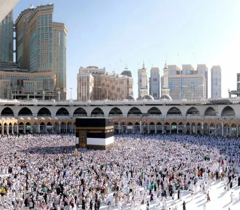Thánh địa Mecca tại Ả Rập Saudi nơi hành hương mọi người Hồi giáo hướng về