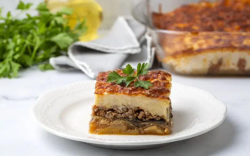 Moussaka: M&oacute;n c&agrave; t&iacute;m nướng kiểu Hy Lạp khiến bạn kh&oacute; cưỡng 2