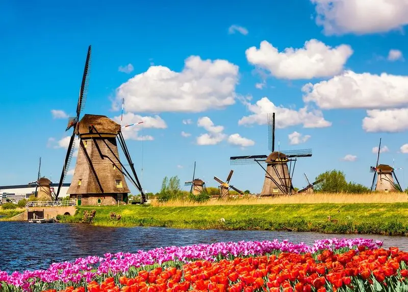 Đến Kinderdijk chi&ecirc;m ngưỡng vẻ đẹp bất tận của cối xay gi&oacute; H&agrave; Lan 2