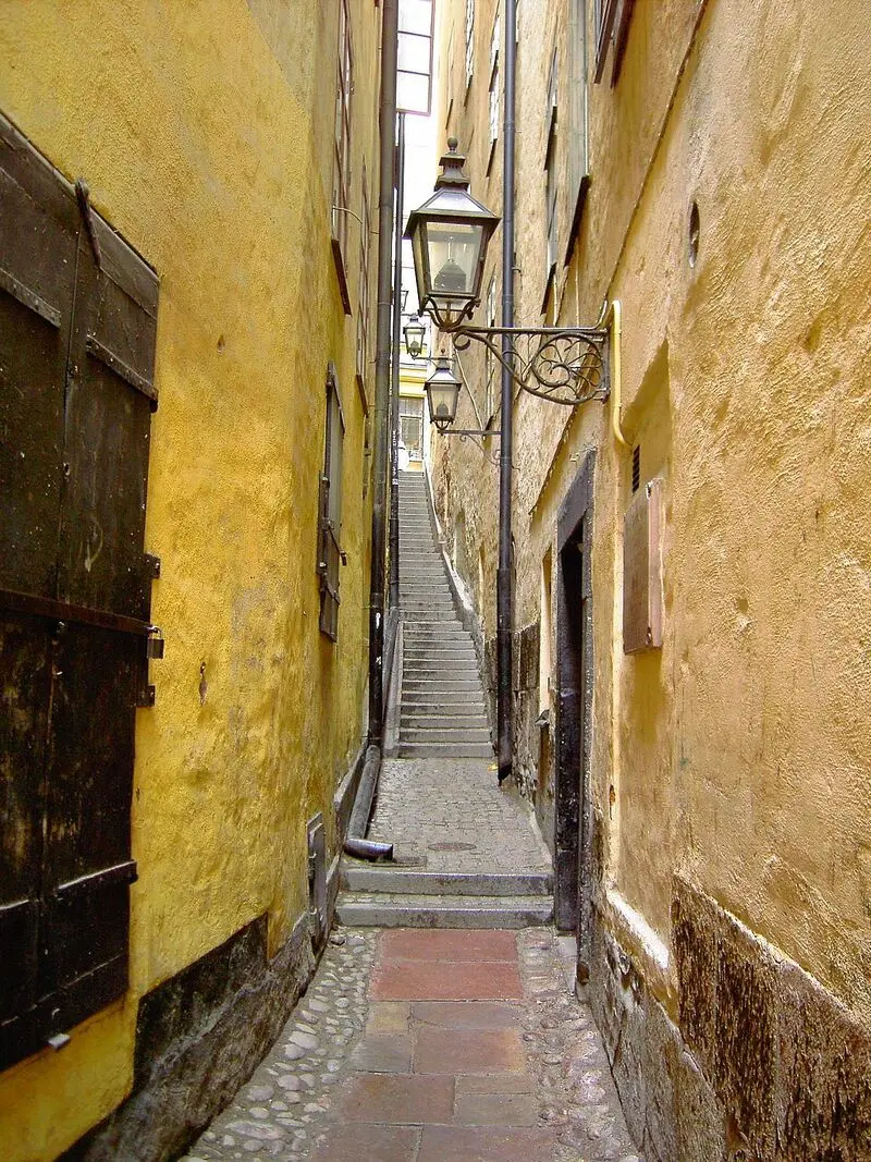 Gamla Stan phố cổ của di sản trong l&ograve;ng Stockholm Thụy Điển 8