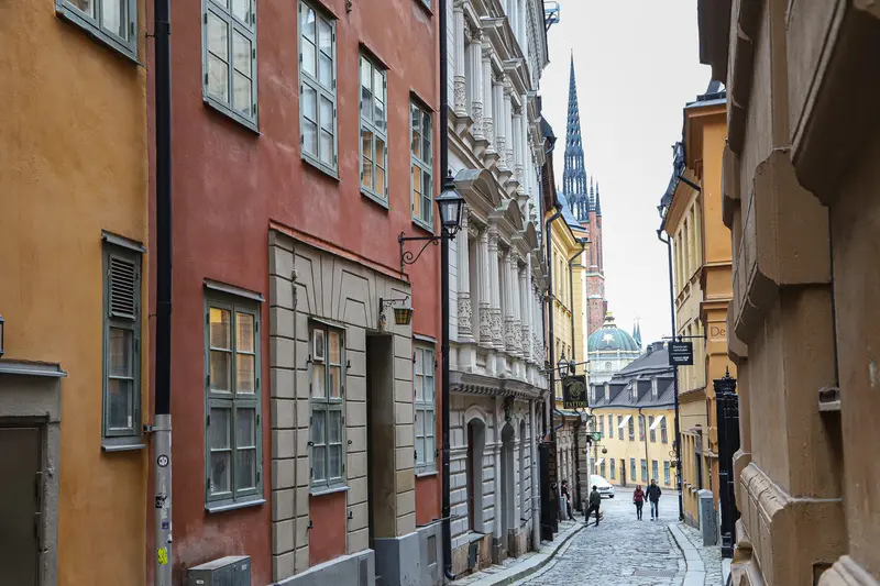 Gamla Stan phố cổ của di sản trong l&ograve;ng Stockholm Thụy Điển 2