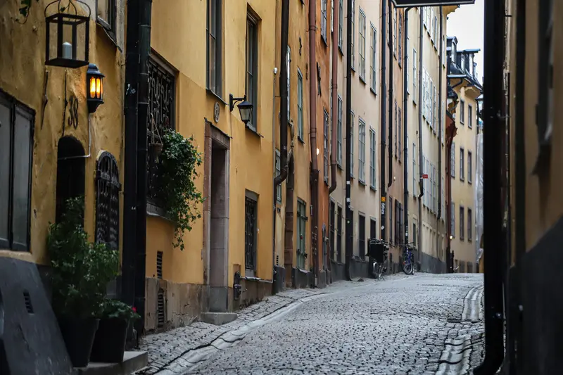 Gamla Stan phố cổ của di sản trong l&ograve;ng Stockholm Thụy Điển 5
