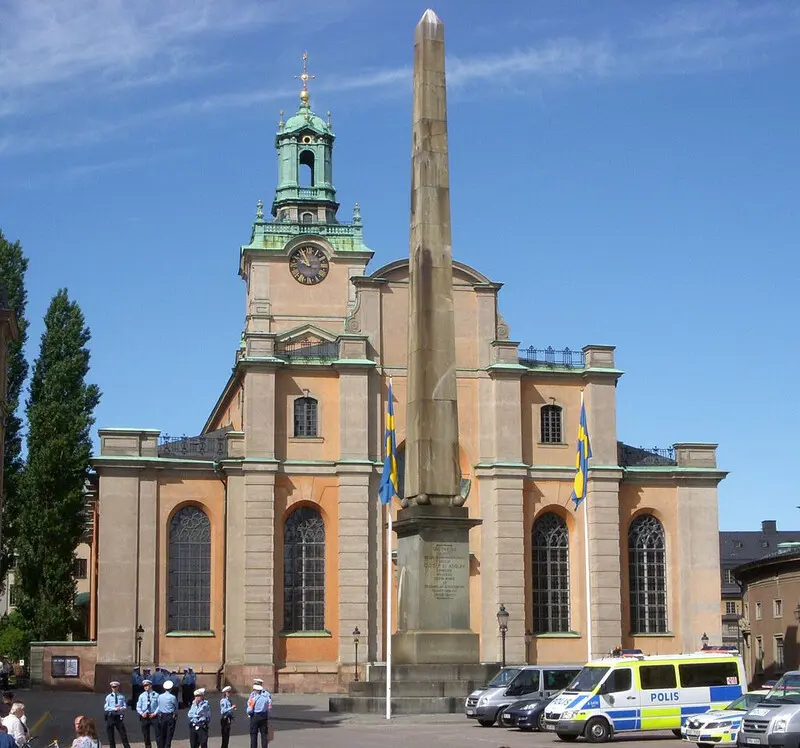 Gamla Stan phố cổ của di sản trong l&ograve;ng Stockholm Thụy Điển 10