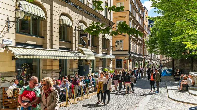 Gamla Stan phố cổ của di sản trong l&ograve;ng Stockholm Thụy Điển 11