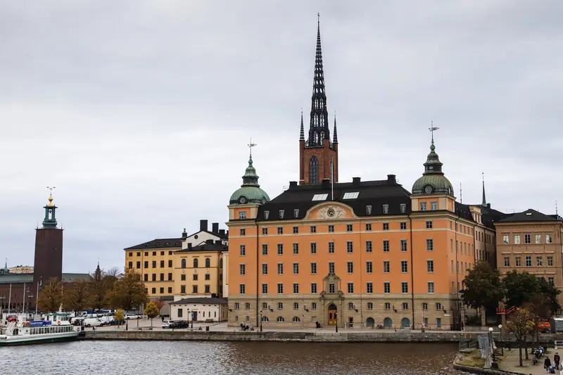 Gamla Stan phố cổ của di sản trong l&ograve;ng Stockholm Thụy Điển 9
