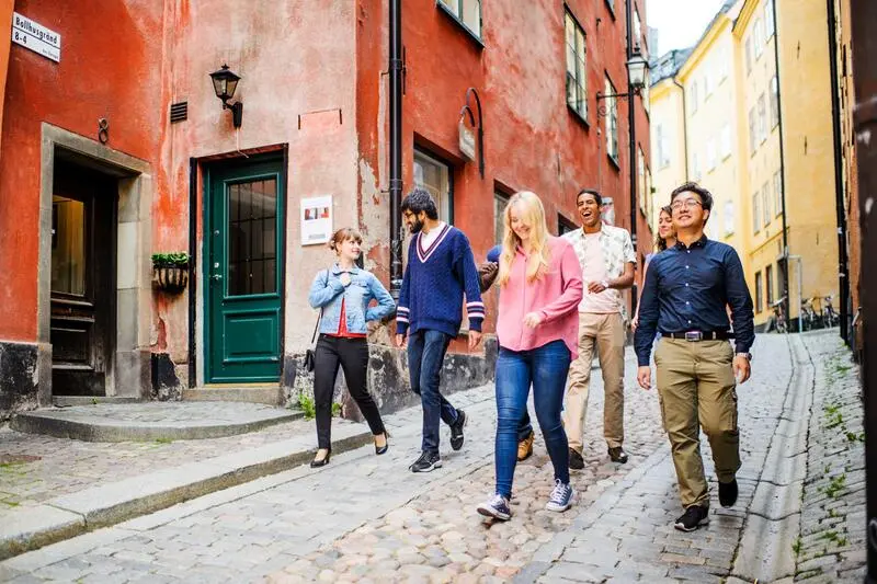 Gamla Stan phố cổ của di sản trong l&ograve;ng Stockholm Thụy Điển 3