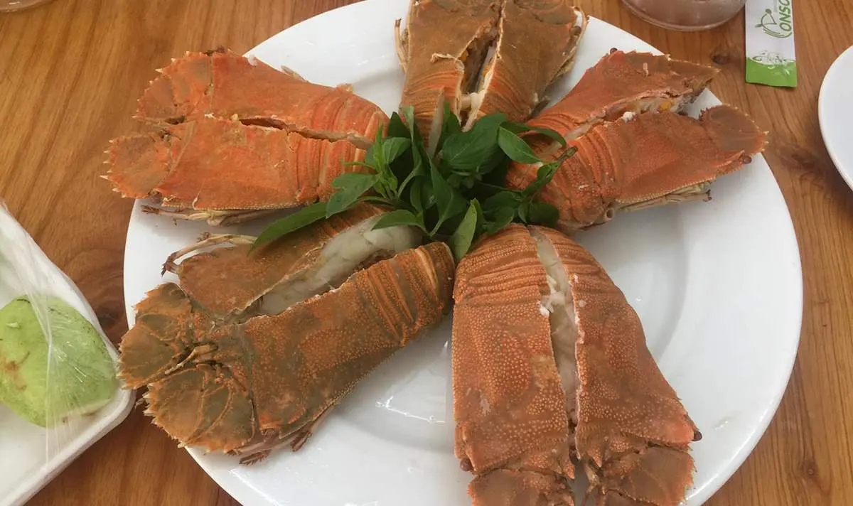 Tôm mũ ni Côn Đảo với hương vị thơm ngon, ai từng ăn là nhớ hoài