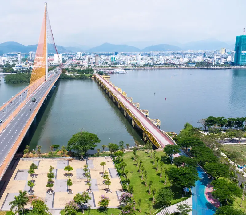 Cầu đi bộ Nguyễn Văn Trỗi, điểm nhấn du lịch đêm Đà Nẵng