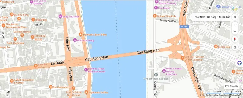 Cầu S&ocirc;ng H&agrave;n: C&acirc;y cầu quay độc nhất tại Việt Nam 5