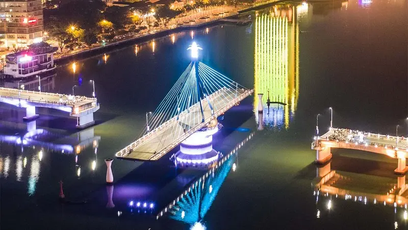 Cầu S&ocirc;ng H&agrave;n: C&acirc;y cầu quay độc nhất tại Việt Nam 7