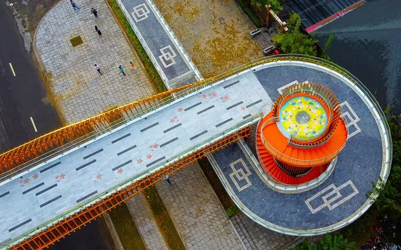 Cầu vượt đi bộ Mikazuki Đ&agrave; Nẵng ghi dấu t&igrave;nh hữu nghị Việt Nhật 5
