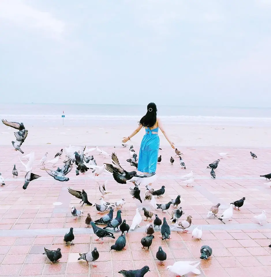 Check-in ngay c&ocirc;ng vi&ecirc;n biển Đ&ocirc;ng nằm cạnh b&atilde;i biển Mỹ Kh&ecirc; v&ocirc; c&ugrave;ng xinh đẹp 5