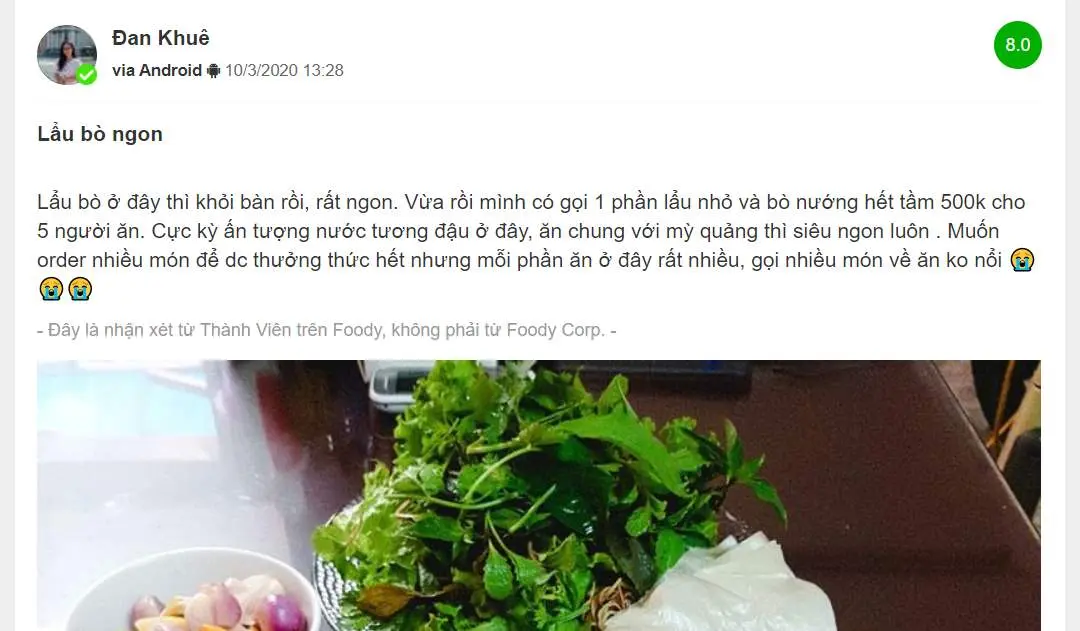 Ghé Thưởng Thức Đặc Sản Tại Lẩu bò Sáu Hưng – Quán Lẩu Bò Nức Tiếng Đà Nẵng 9