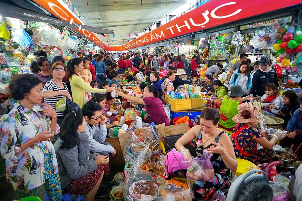 Kinh nghiệm c&agrave;n qu&eacute;t chợ Cồn Đ&agrave; Nẵng, kh&aacute;m ph&aacute; thi&ecirc;n đường ẩm thực 6