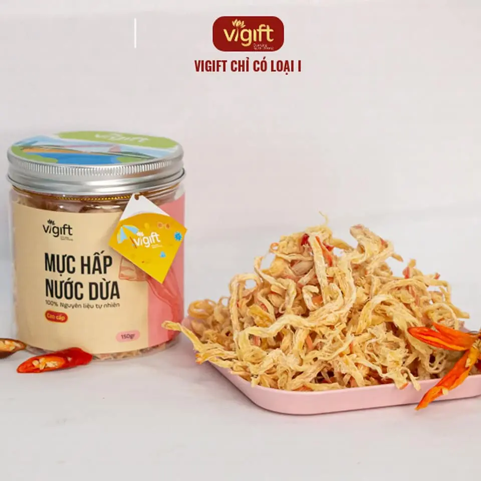 Mực hấp nước dừa - M&oacute;n qu&agrave; đặc sắc ở Th&agrave;nh phố Đ&agrave; Nẵng 2