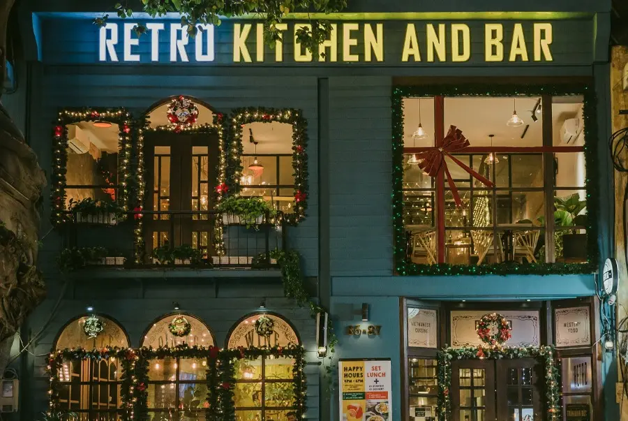 Retro Kitchen and Bar Da Nang - Kiến tr&uacute;c Ch&acirc;u &Acirc;u giữa l&ograve;ng Đ&agrave; Nẵng 2
