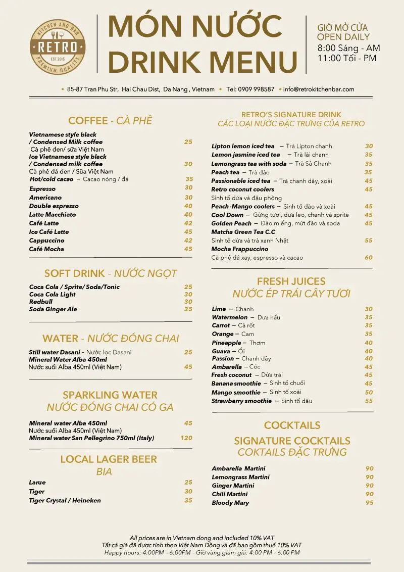 Retro Kitchen and Bar Da Nang - Kiến tr&uacute;c Ch&acirc;u &Acirc;u giữa l&ograve;ng Đ&agrave; Nẵng 6