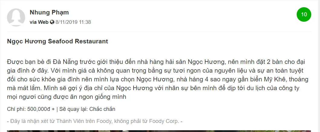 Tại sao kh&ocirc;ng n&ecirc;n bỏ lỡ nh&agrave; h&agrave;ng hải sản Ngọc Hương? 6