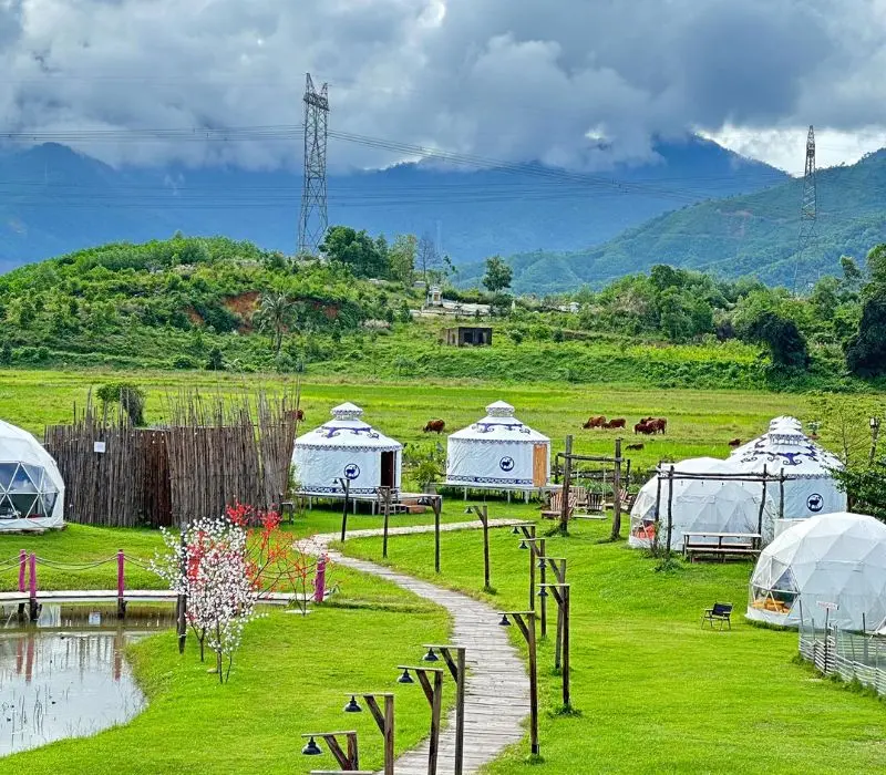 Hani Glamping Đà Nẵng trải nghiệm cắm trại tựa giữa miền Mông Cổ