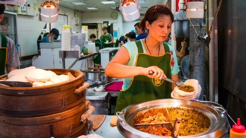 B&aacute;nh bao kẹp Đ&agrave;i Bắc với hương vị thơm ngon, lạ miệng 7