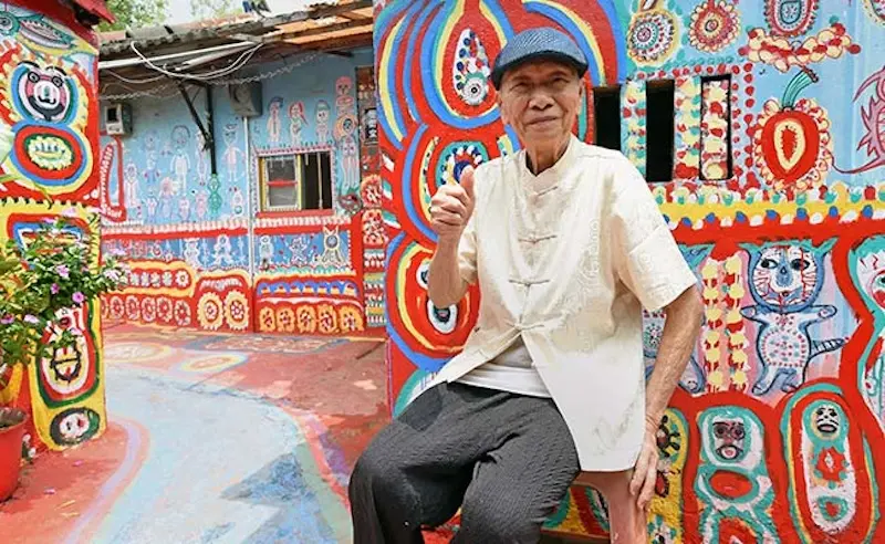 L&agrave;ng Cầu Vồng với những bức tường đa sắc m&agrave;u tại Đ&agrave;i Chung 7