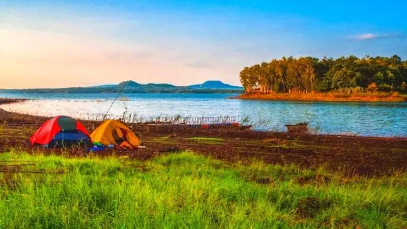 Chill cùng trải nghiệm camping Hồ Trị An cực lãng mạn 4
