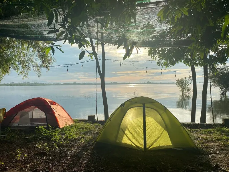 Chill cùng trải nghiệm camping Hồ Trị An cực lãng mạn 2