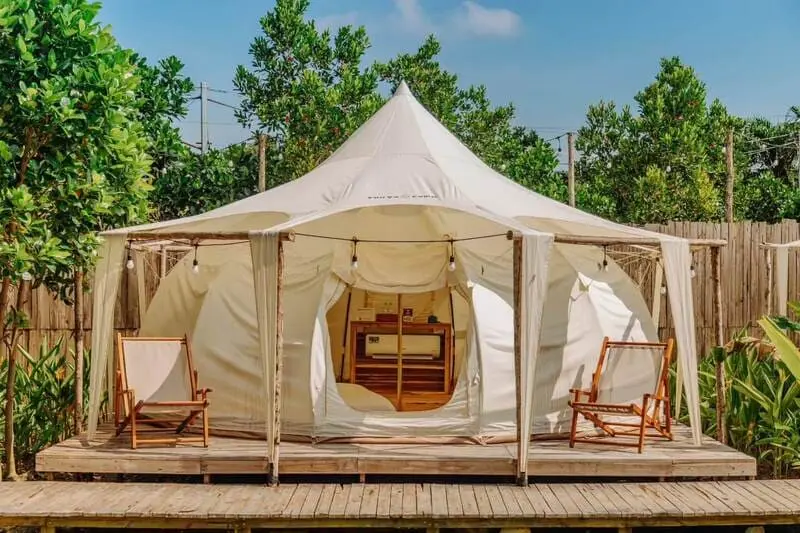 Đắm ch&igrave;m tại Lạc Glamping với kh&ocirc;ng gian xanh mướt dịu d&agrave;ng 3
