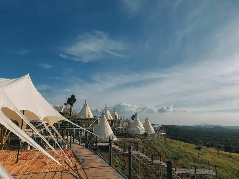 Review khu cắm trại Panorama Glamping cực chill b&ecirc;n hồ Trị An 3