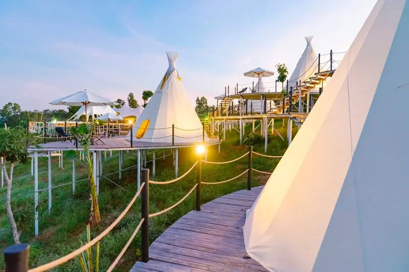 Review khu cắm trại Panorama Glamping cực chill b&ecirc;n hồ Trị An 7