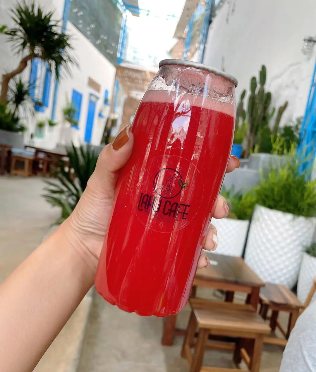 Lahu Cafe, độc đ&aacute;o phong c&aacute;ch Địa Trung Hải giữa l&ograve;ng Pleiku 7