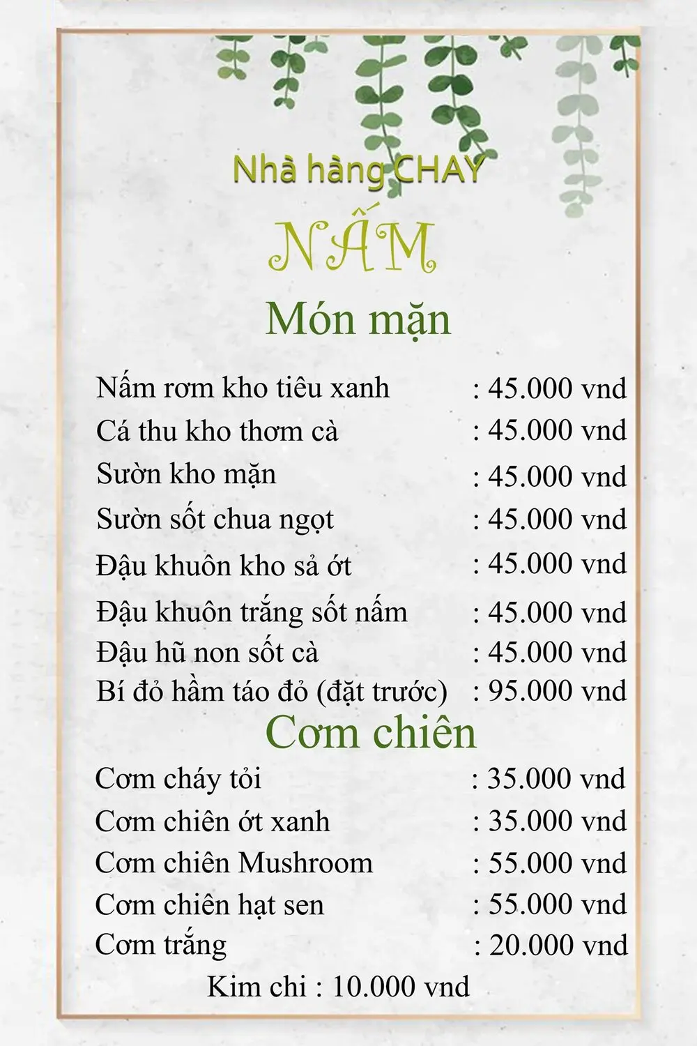 Nấm Restaurant, tinh hoa ẩm thực chay giữa l&ograve;ng phố n&uacute;i Pleiku 11