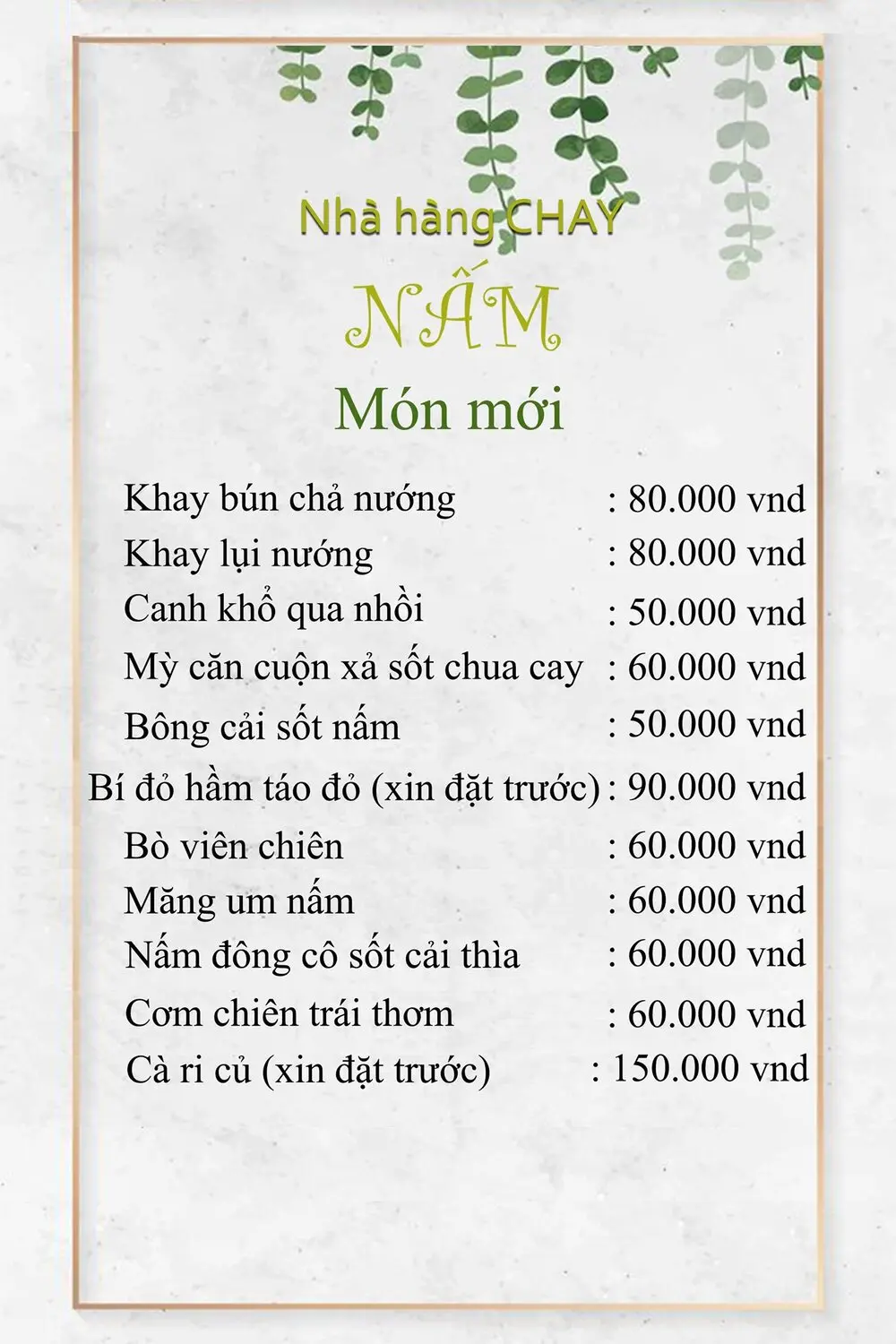 Nấm Restaurant, tinh hoa ẩm thực chay giữa l&ograve;ng phố n&uacute;i Pleiku 13