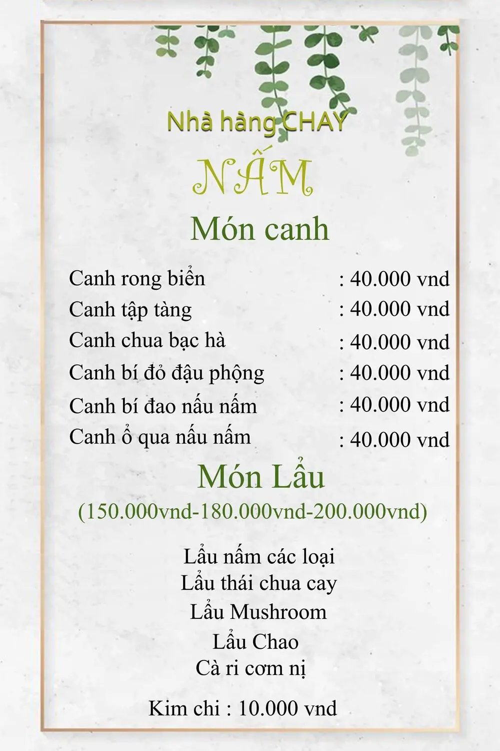 Nấm Restaurant, tinh hoa ẩm thực chay giữa l&ograve;ng phố n&uacute;i Pleiku 12