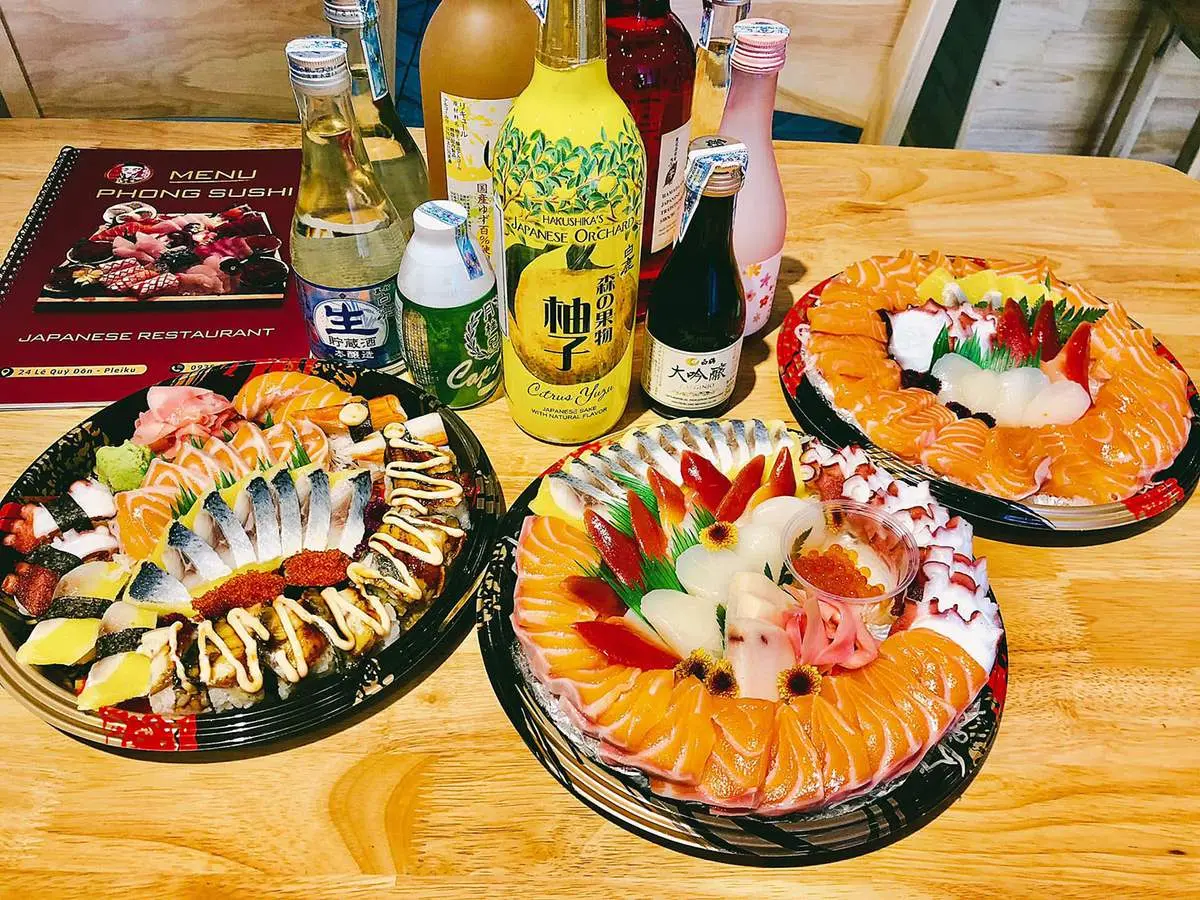 Phong Sushi, trải nghiệm ẩm thực Nhật Bản giữa l&ograve;ng Gia Lai 9
