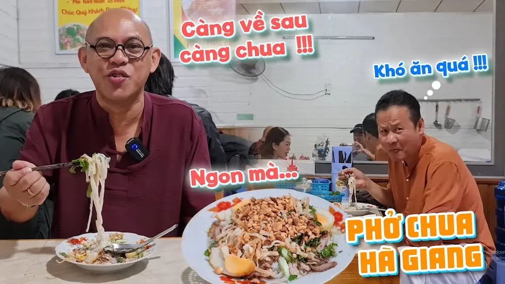 Đến Đ&ocirc;ng Bắc th&igrave; phải thử ngay Phở chua H&agrave; Giang 5