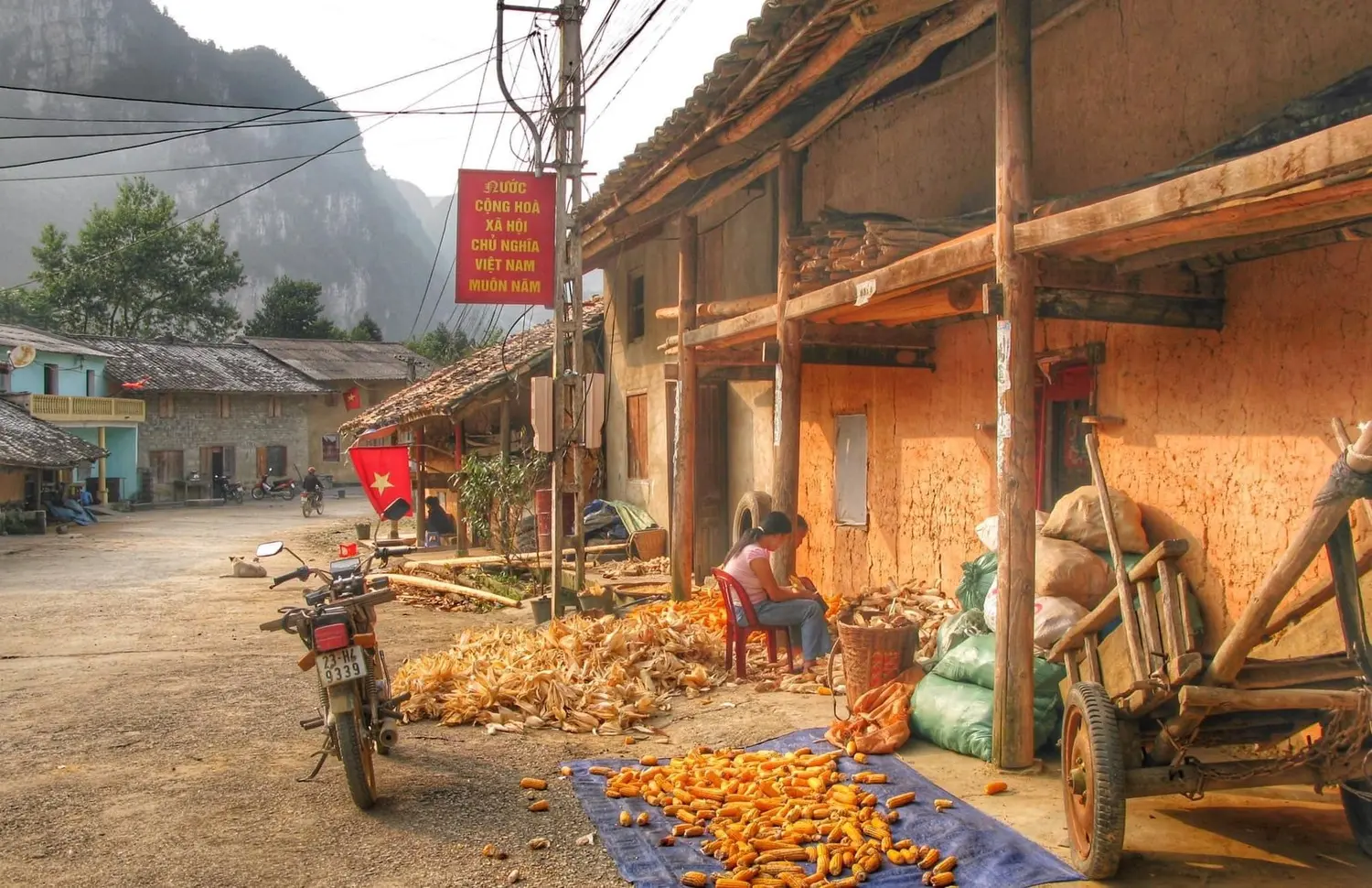 Thị trấn cổ Ph&oacute; Bảng, kh&ocirc;ng gian ngưng đọng giữa l&ograve;ng H&agrave; Giang 4