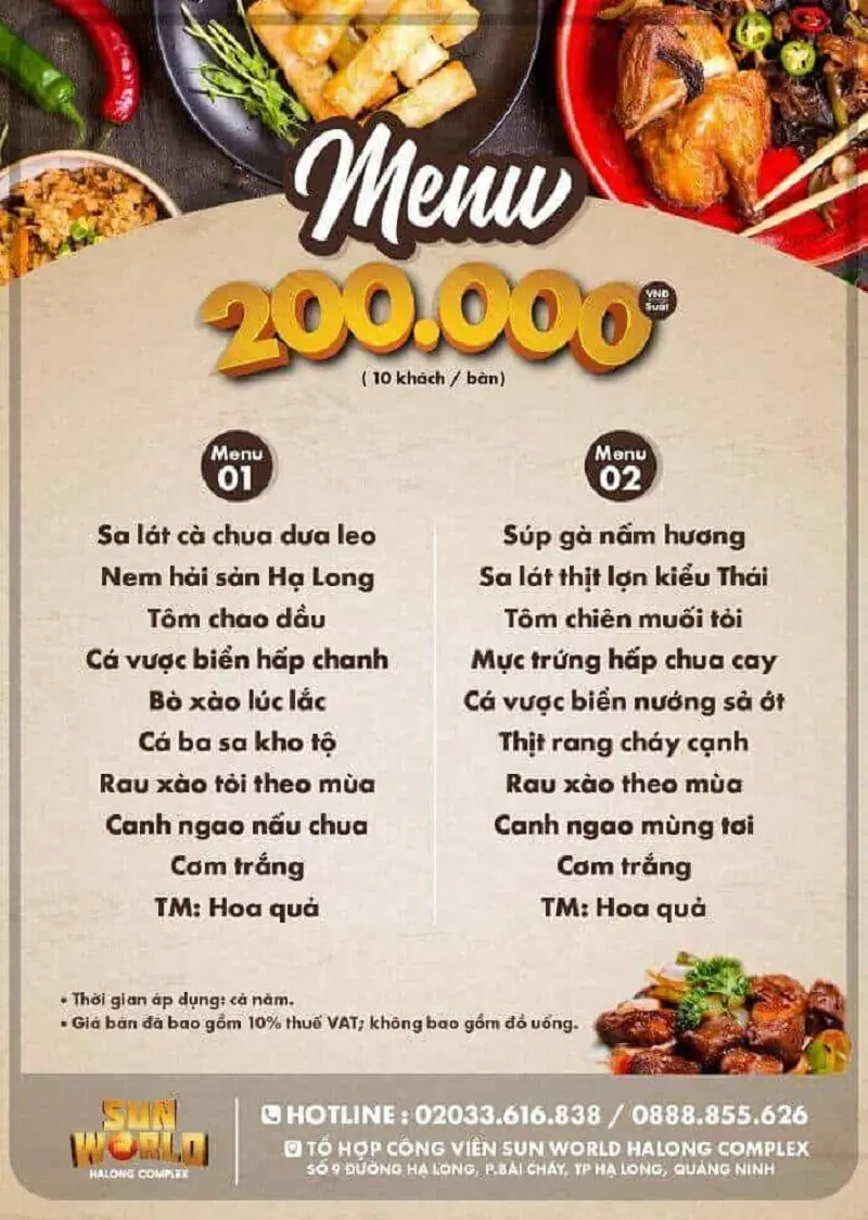 Bữa tiệc vị gi&aacute;c tại Nh&agrave; H&agrave;ng Taiyo Hạ Long trong khu&ocirc;n vi&ecirc;n Sun World s&ocirc;i động 6