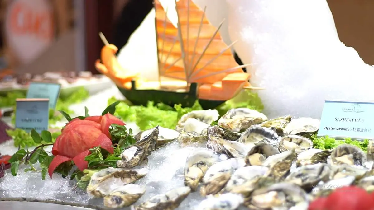 Nh&agrave; h&agrave;ng Sen &Aacute; Đ&ocirc;ng Hạ Long - Buffet hải sản sang, xịn, mịn 7