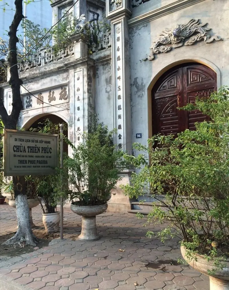 Chùa Thiên Phúc di tích kiến trúc, nghệ thuật giữa lòng thủ đô 3