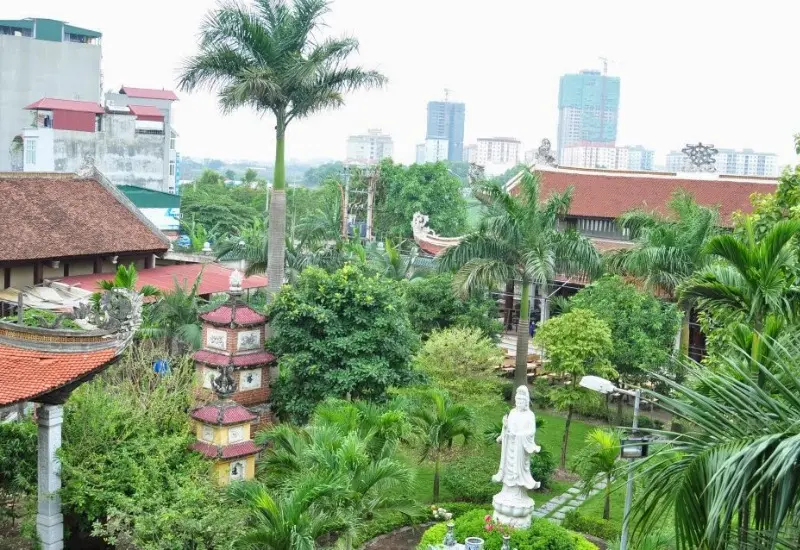 Ch&ugrave;a Tứ Kỳ: chốn thanh tịnh, b&igrave;nh y&ecirc;n giữa l&ograve;ng H&agrave; Nội 3