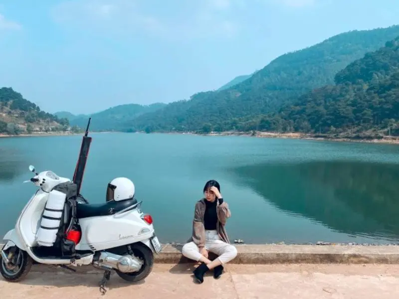 Hồ Đồng Đ&ograve; S&oacute;c Sơn, t&igrave;m về chốn non sơn hữu t&igrave;nh 14