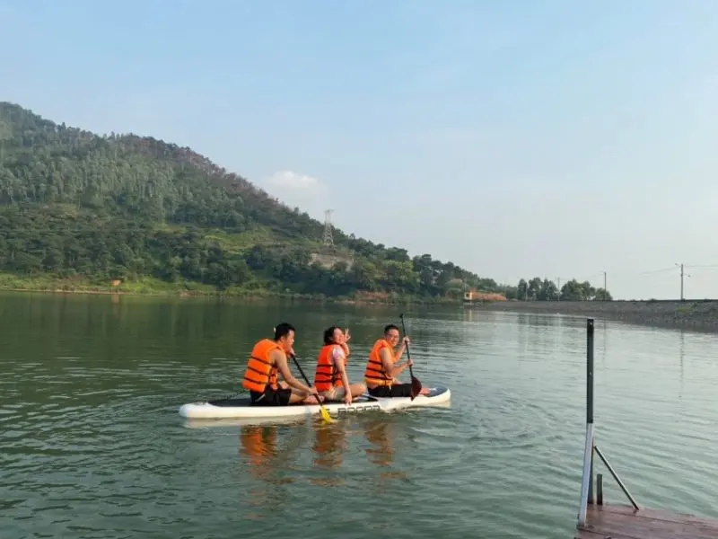 Hồ Đồng Đ&ograve; S&oacute;c Sơn, t&igrave;m về chốn non sơn hữu t&igrave;nh 11