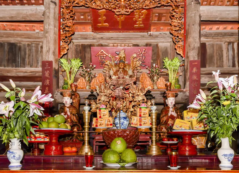 Tham quan ch&ugrave;a Kim Li&ecirc;n cổ k&iacute;nh, uy nghi giữa l&ograve;ng H&agrave; Nội 9