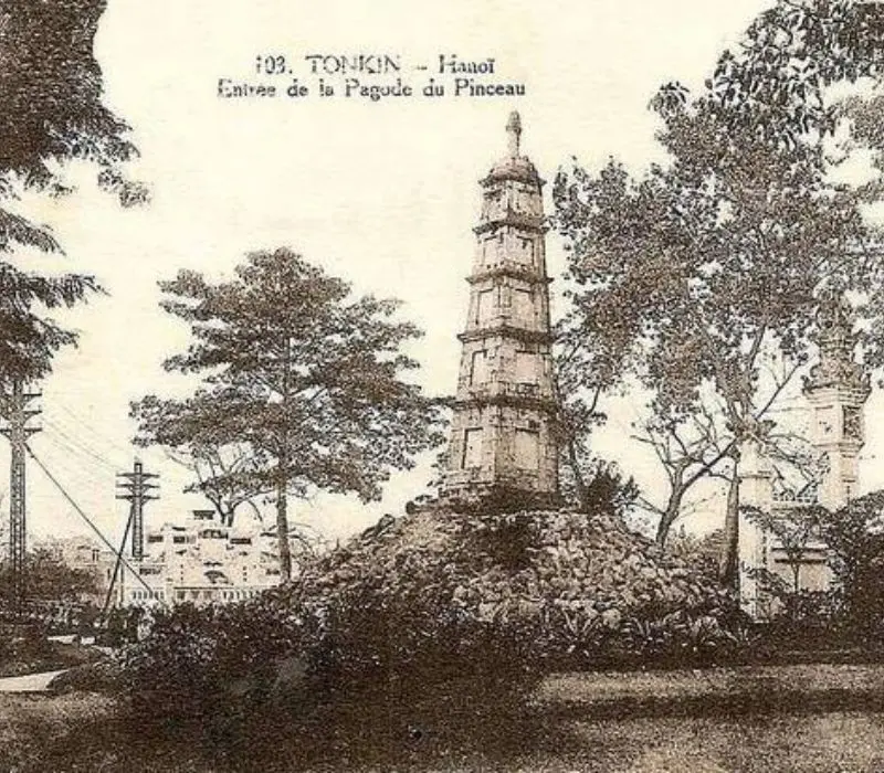 Th&aacute;p B&uacute;t Đ&agrave;i Nghi&ecirc;n, biểu tượng văn h&oacute;a lịch sử độc đ&aacute;o của H&agrave; Nội 3