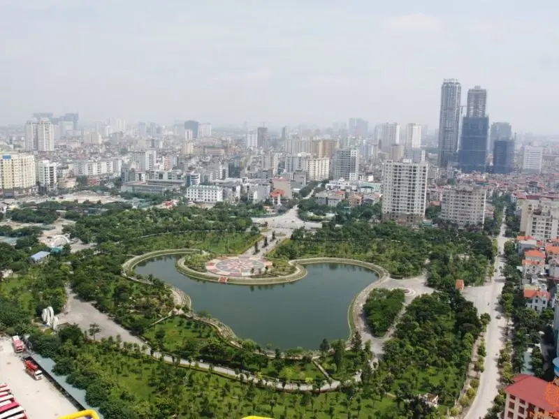 Thư gi&atilde;n tại c&ocirc;ng vi&ecirc;n Nghĩa Đ&ocirc;: H&ograve;n Ngọc Xanh giữa l&ograve;ng H&agrave; Nội 2